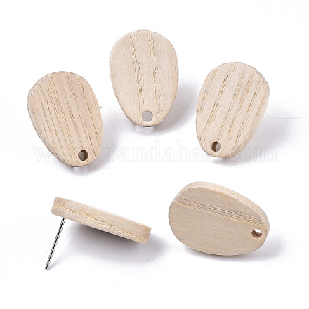 Risultati di orecchini a bottone in legno di cedro X-MAK-N033-003-1