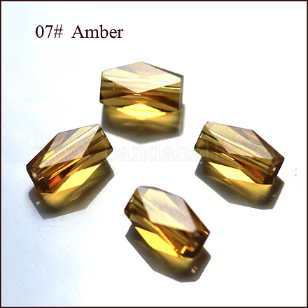 Imitation Austrian Crystal Beads SWAR-F055-8x4mm-07-1