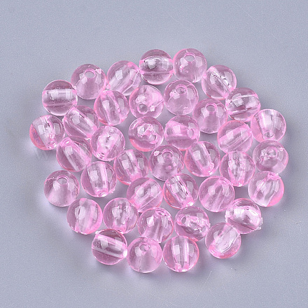 Perle di plastica trasparente KY-T005-6mm-630-1