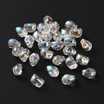 Гальванические стеклянные бусины&nbsp;EGLA-D301-001A-1