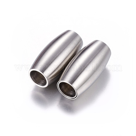 304 Stainless Steel Magnetic Clasps X-STAS-E006-33-1