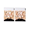 Halloween Theme Plastic Bakeware Bag, with Self-adhesive, for Chocolate, Candy, Cookies, Square, Dark Orange, 130x100x0.2mm, about 100pcs/bag