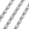 304 Stainless Steel Lumachina Chains, Unwelded, with Spool, Stainless Steel Color, 6.5x3x1mm, 10m/roll