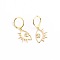 Fashionable S925 Silver Eyelash Eye Earrings for Daily Dating Wear