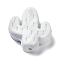 Silicone Focal Beads, Cactus, WhiteSmoke, 25x23x8mm, Hole: 2.3mm