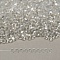 MIYUKI 3.4mm Drop Beads, Japanese Seed Beads, Silver-Lined, (DP1) Silverlined Crystal, 3.4x3mm, Hole: 0.65mm, about 900pcs/50g