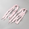 Polyester Shoelaces, Pink, 1190x23x0.3mm