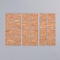 Triangle Shape Cork Label Stickers, Self Adhesive Craft Stickers, for DIY Art Craft, Scrapbooking, Greeting Cards, Sandy Brown, 30x30mm, 16pcs/sheet, 3sheets/bag