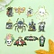 12Pcs Halloween Theme Alloy Enamel Pendants, Spider/Skull/Coffin Charm, Golden, 20~34x15~34x1.5~4mm, Hole: 1.8~2mm