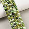 Natural Serpentine Beads Strands, Rondelle, 6.5x4.5mm, Hole: 0.9mm, about 86pcs/strand, 15.08 inch(38.3cm)