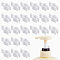 PP Clips, Pump Clamp, White, 21x9x8mm