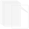 PVC Sheets, Rectangle, Clear, 298x211x0.5mm
