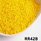 Opaque 11/0 Glass Seed Beads, Round, Yellow, 11/0, 2mm, Hole: 0.8mm, about 660pcs/10g
