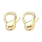 Brass Lobster Claw Clasps, Long-Lasting Plated, Rack Plating, Lead Free & Cadmium Free, Real 18K Gold Plated, 19.5x16x4.5mm, Hole: 3.5x2.8mm