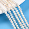 Natural Cultured Freshwater Pearl Beads Strands, Potato, Creamy White, 3~4mm, Hole: 0.5mm, about 110~112pcs/strand, 15.24~15.47''(38.7~39.3cm)