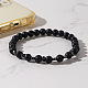 Браслеты из натуральных круглых бусин из лавы для мужчин WJ7927-3