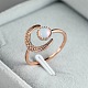 Латунное открытое кольцо-манжета для женщин WG82821-03-1