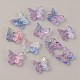 Perles de lampwork de sable doré faites à la main&nbsp;LAMP-WH0001-11F-2
