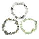 3 Stück 3-teiliges Stretch-Armband-Set mit natürlichen gemischten Edelsteinsplittern und Perlen für Damen BJEW-FZ00004-2