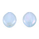 Perline acriliche con placcatura iridescente arcobaleno OACR-N010-062-3