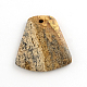 Image pendentifs de pierres fines de jaspe G-R270-10-2