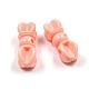 Dyed Synthetical Coral Dorje Vajra Beads CORA-P001-25-2