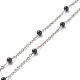 304 Edelstahl Kabelkette Halsketten AJEW-EH00377-03-4