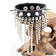 Punk Rock Style Cowhide Leather Rivet Bracelets BJEW-O088-20A-3