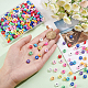 Chgcraft 300pcs 10 couleurs perles d'argile polymère faites à la main CLAY-CA0001-21-3