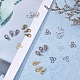 Cierres de pinza de langosta de aleación y anillos abiertos de hierro. FIND-YW0001-09A-7