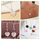Fashewelry 20Pcs 10 Styles Natural Mixed Gemstone Pendants G-FW0001-39-10