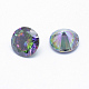 Cubic Zirconia Pointed Back Cabochons X-ZIRC-M002-4mm-010-2