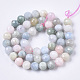 Chapelets de perles en morganite naturelle G-R460-014-2