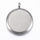 316 Surgical Stainless Steel Diffuser Locket Pendants STAS-H404-08A-3