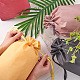 Magibeads 24Pcs 6 Colors Rectangle Plastic Frosted Drawstring Gift Bags ABAG-MB0001-11-5