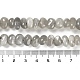 Brins de perles de pierre de lune grise naturelle G-G053-C10-01-5