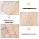 Rectangle Wood Breaking Boards WOOD-WH0131-02B-4