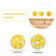 NBEADS about 201 Pcs Round Citrine Spacer Beads G-NB0003-24-2