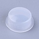 プラスチックエンドキャップ  接着剤塗布工業用シリンジバレルエンドカバー  透明  15~18.5x8mm TOOL-WH0103-07A-2