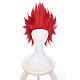 Короткие красные аниме косплей волнистые парики OHAR-I015-07-5