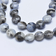 Perles de jaspe tache bleue naturelle G-E444-51-10mm-3