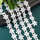 ポリエステルレーストリム  花柄  ホワイト  33mm&nbsp;OCOR-TAC0008-19-7