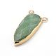 Natural Mixed Stone Faceted Triangle Pendants G-P089-59-2