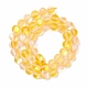 Chapelets de perles en pierre de lune synthétique G-E573-01B-02-2