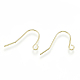 Brass Earring Hooks KK-S348-217-1