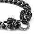 304 Stainless Steel Cuban Link Chains Bracelets BJEW-D031-13B-3