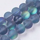 Chapelets de perles en pierre de lune synthétique G-E468-G02-8mm-1