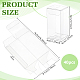 長方形のPVC包装箱  透明なギフトケース  透明  4x4x8cm&nbsp;LS-CON-WH0099-30A-2