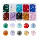 100 Stück 10 Farben galvanisieren Glasverbindungen EGLA-LS0001-07-1