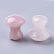 Massaggiatore al quarzo rosa naturale a forma di fungo G-S364-001-3